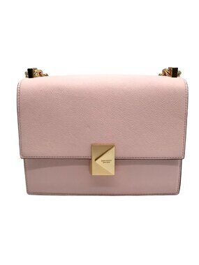 Kate Spade Pastry Pink Pebbled Leather Deco Shoulder Bag